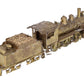 Kemtron O 2-Rail BRASS 2-6-0 Steam Locomotive & Tender - Unpainted VG