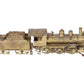 Kemtron O 2-Rail BRASS 2-6-0 Steam Locomotive & Tender - Unpainted VG