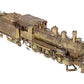 Kemtron O 2-Rail BRASS 2-6-0 Steam Locomotive & Tender - Unpainted VG