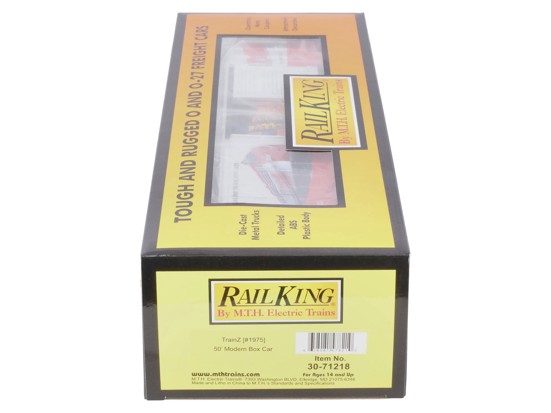 MTH 30-71218 Custom TRAINZ 50' Modern Boxcar