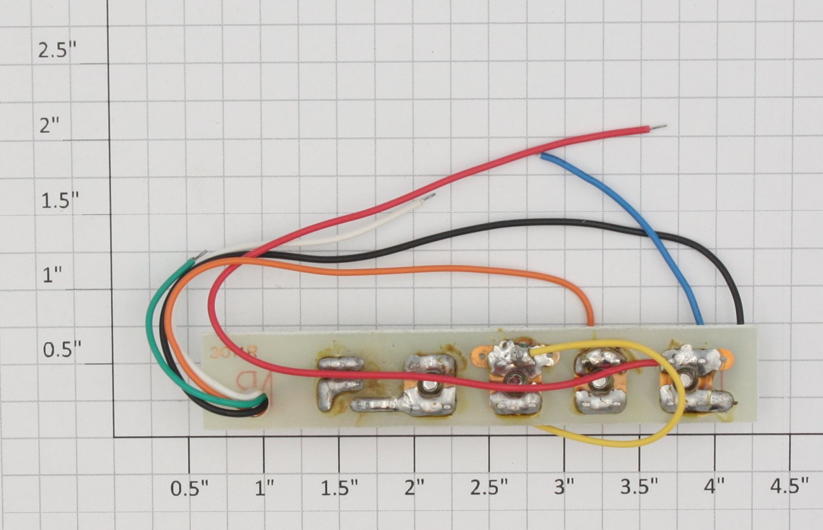Lionel 23010-110 O Gauge Left Hand Switch Terminal Board Assembly