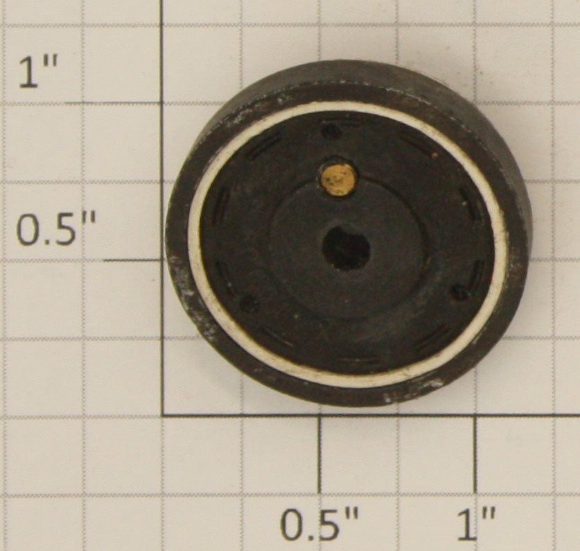 American Flyer XA10009B1 Flangeless Wheel Assembly with Brass Square Stud