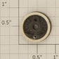 American Flyer XA10104B Flangeless Wheel with Tapped Hole