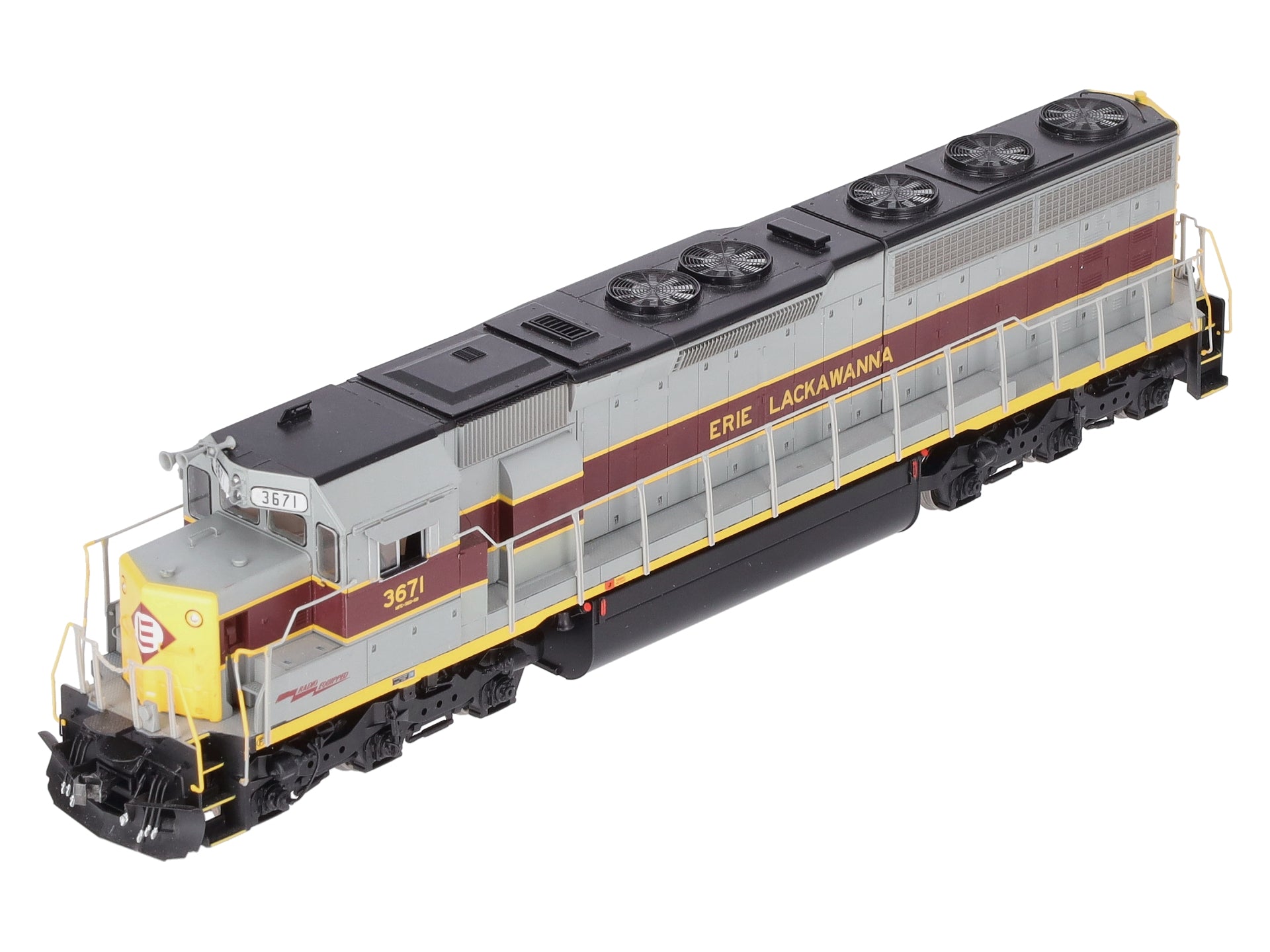 Athearn G67233 HO SD45-2 Erie Lackawanna w/DCC & Sound # 3671