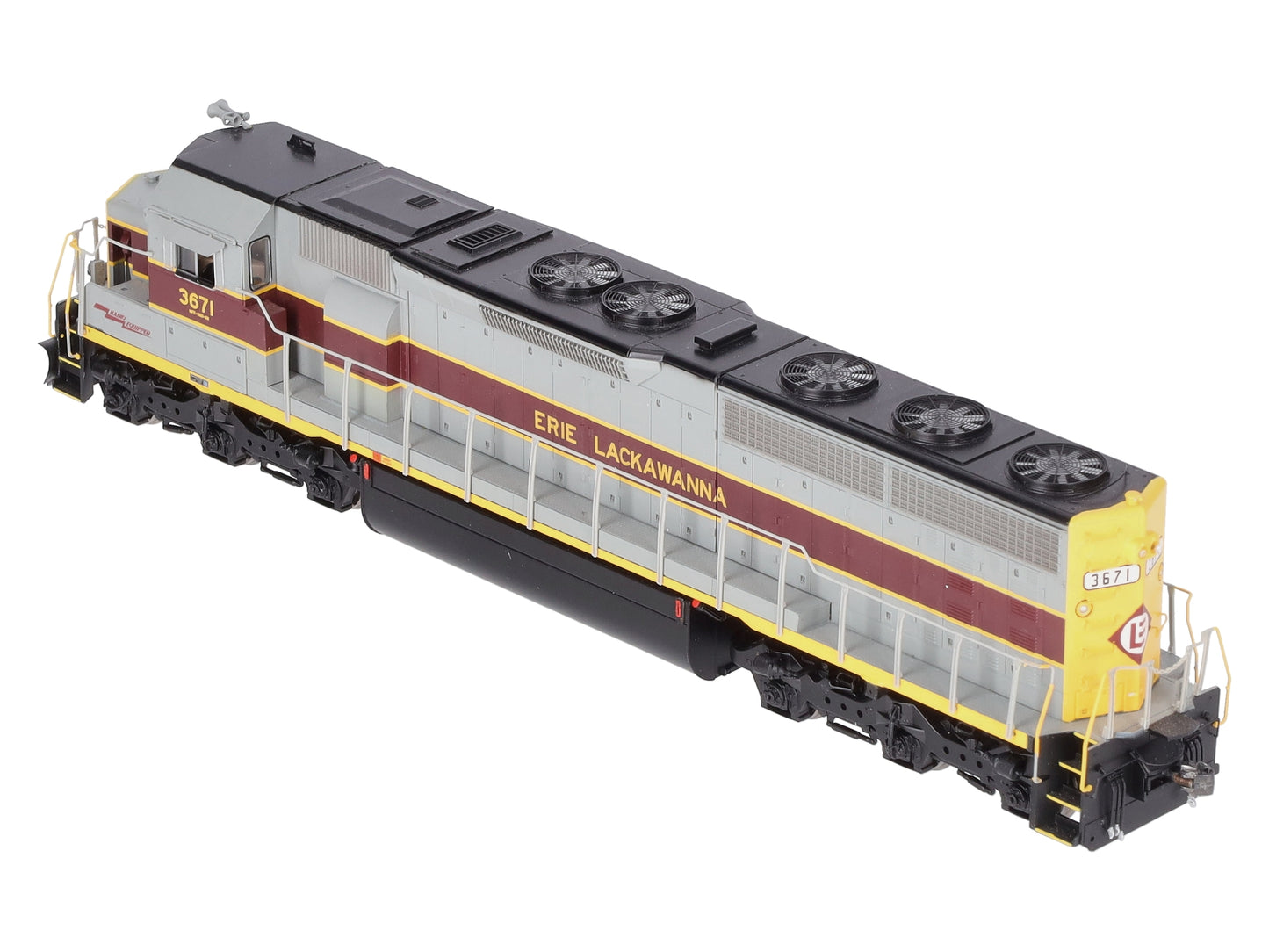Athearn G67233 HO SD45-2 Erie Lackawanna w/DCC & Sound # 3671