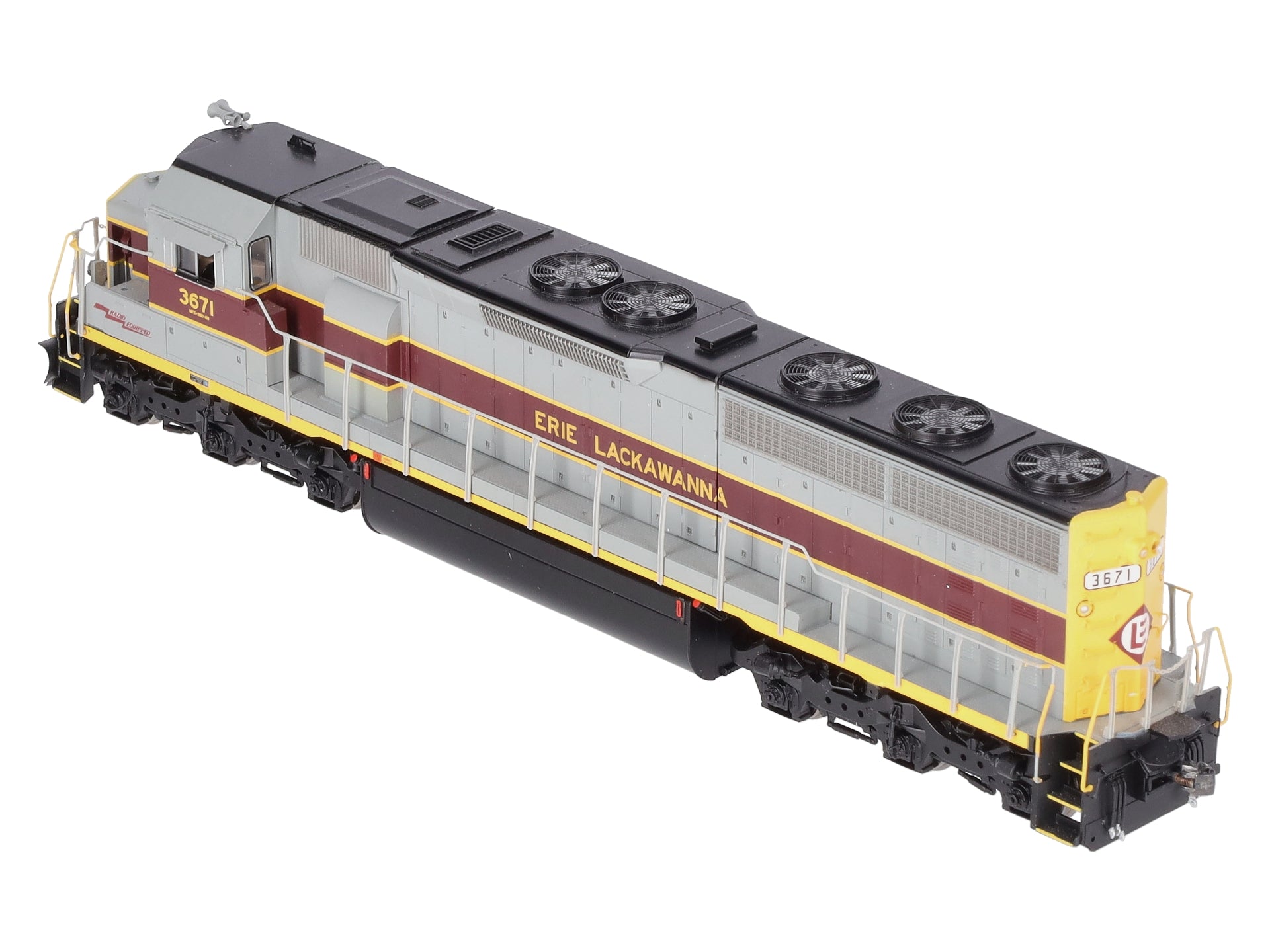 Athearn G67233 HO SD45-2 Erie Lackawanna w/DCC & Sound # 3671