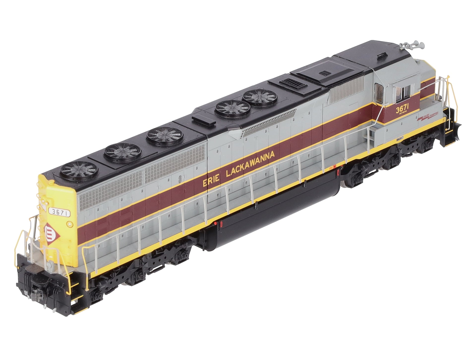 Athearn G67233 HO SD45-2 Erie Lackawanna w/DCC & Sound # 3671