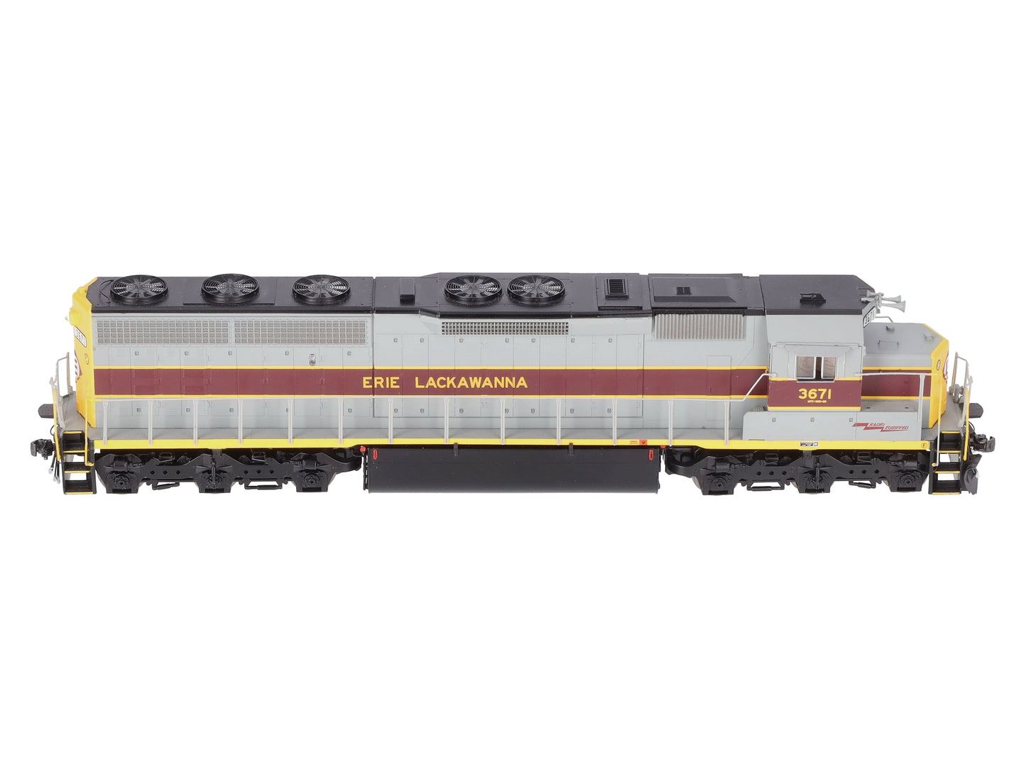 Athearn G67233 HO SD45-2 Erie Lackawanna w/DCC & Sound # 3671