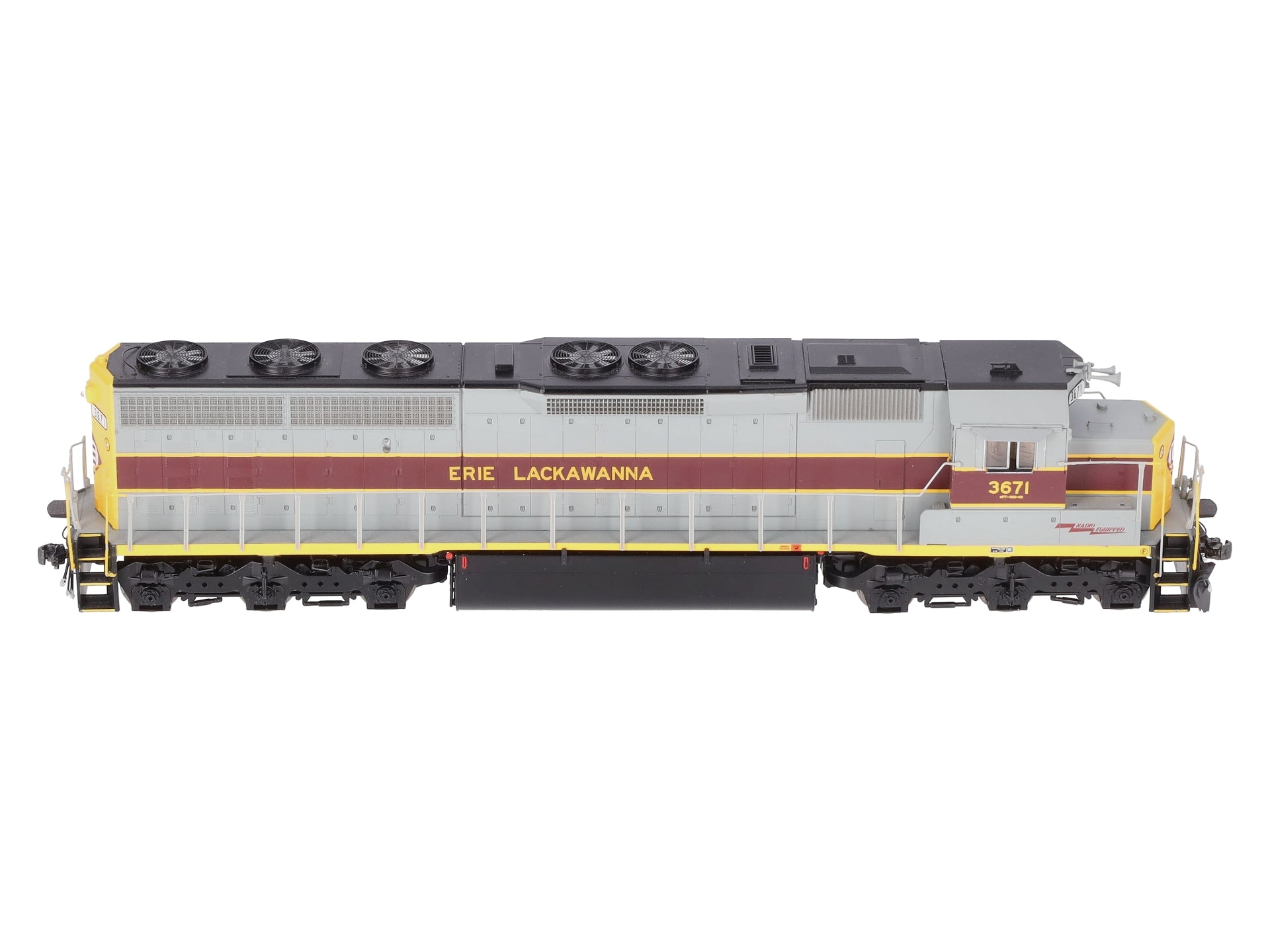 Athearn G67233 HO SD45-2 Erie Lackawanna w/DCC & Sound # 3671