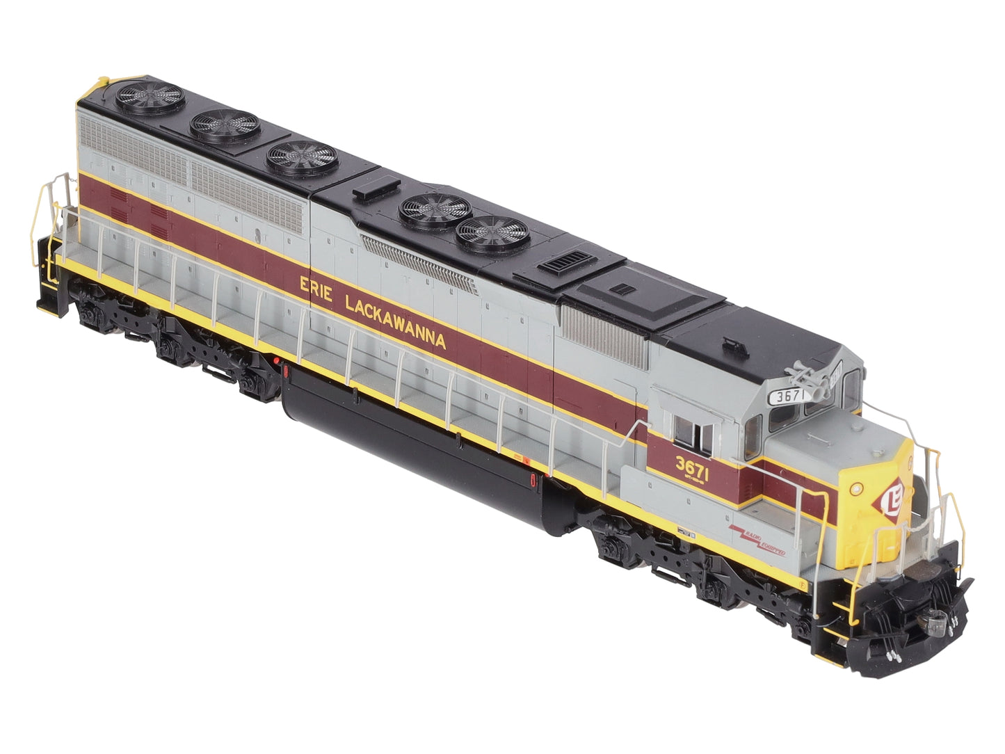 Athearn G67233 HO SD45-2 Erie Lackawanna w/DCC & Sound # 3671