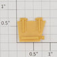 Lionel 17123-235 Cargill 3-Bay ACF Hopper Yellow Door Hatch