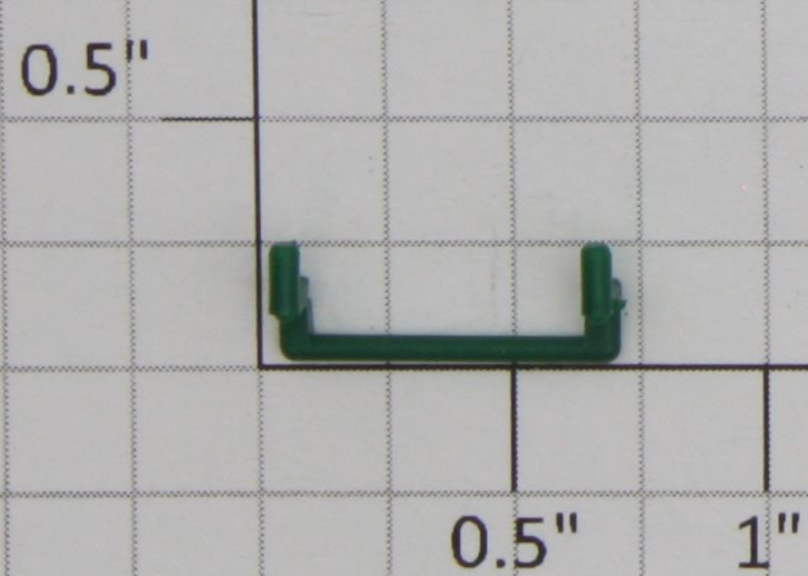 Lionel 87404-35 G Gauge Green Molded Plastic Grab Rail