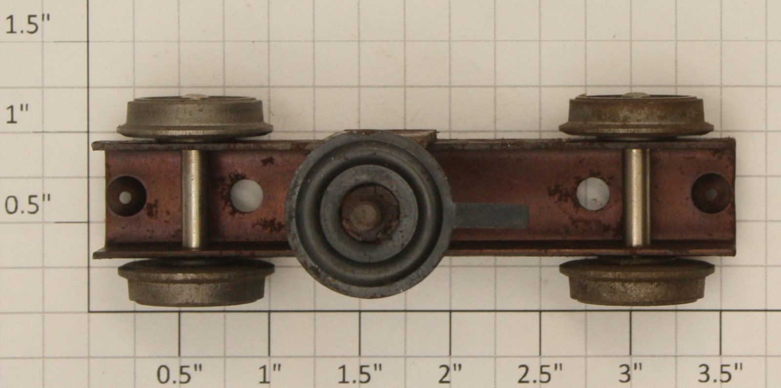 American Flyer XA14A980B Wheel and Chassis Assembly