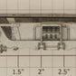 American Flyer XA11456-A S Alco Silver Diesel Truck Side & Bottom Plate Assembly
