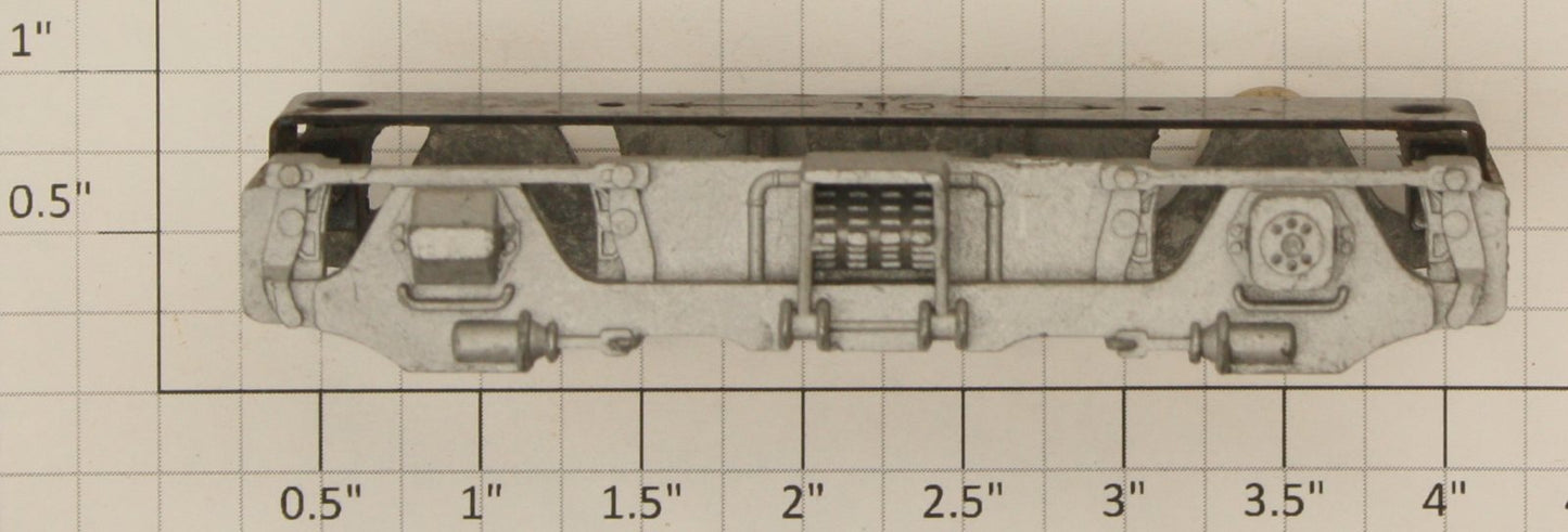 American Flyer XA11456-A S Alco Silver Diesel Truck Side & Bottom Plate Assembly