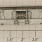 American Flyer XA11456-A S Alco Silver Diesel Truck Side & Bottom Plate Assembly