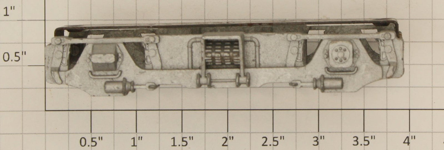 American Flyer XA11456-A S Alco Silver Diesel Truck Side & Bottom Plate Assembly