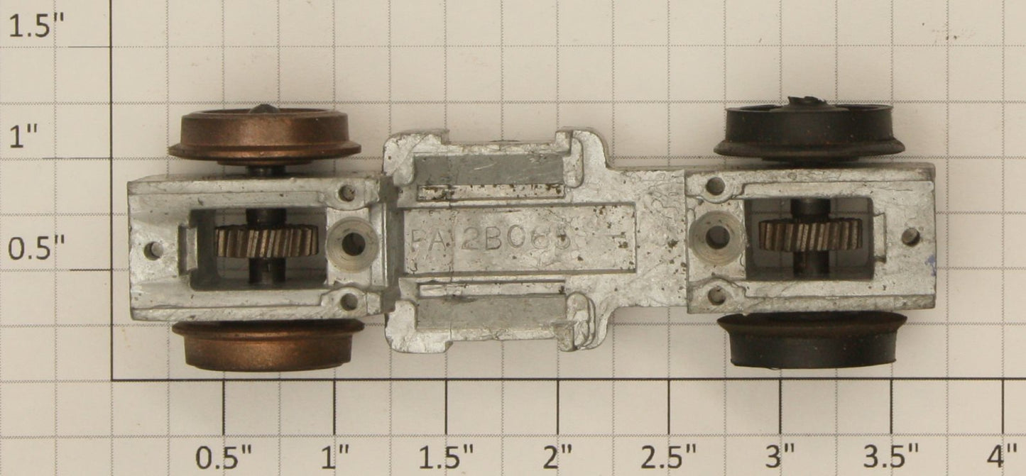 American Flyer PA2B065 S Scale Late Model Diesel Truck Chassis & Wheel Assembly