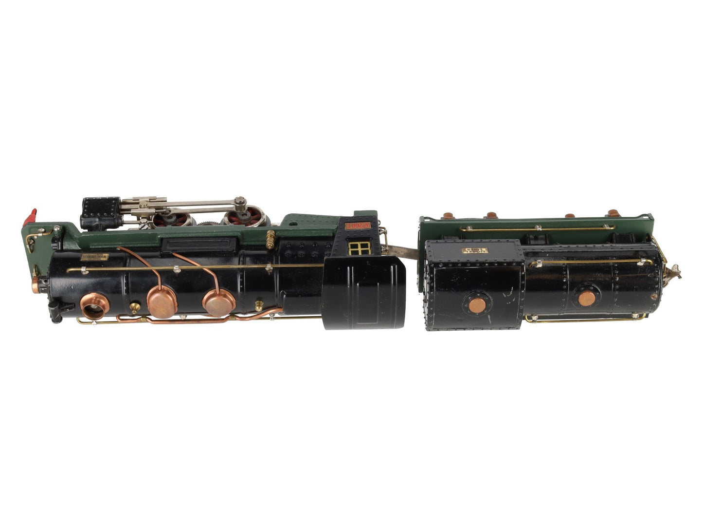 Lionel 260E Vintage O Prewar 2-4-2 Tinplate Steam Loco w/ 260T Tender - Repaint VG