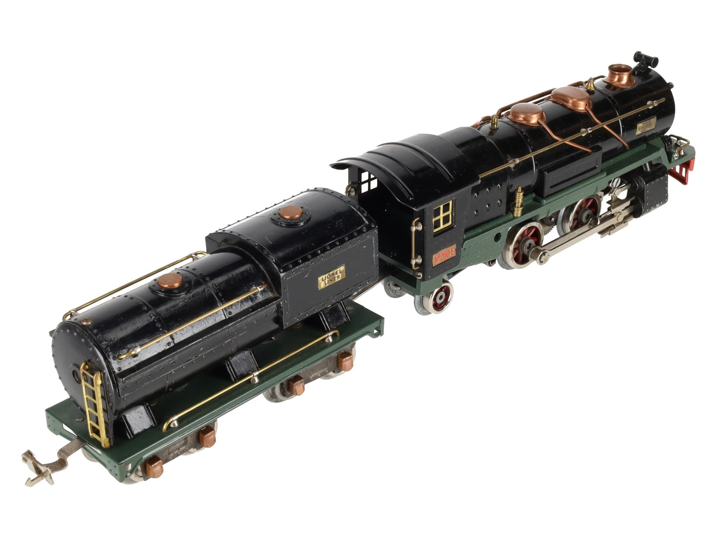Lionel 260E Vintage O Prewar 2-4-2 Tinplate Steam Loco w/ 260T Tender - Repaint VG