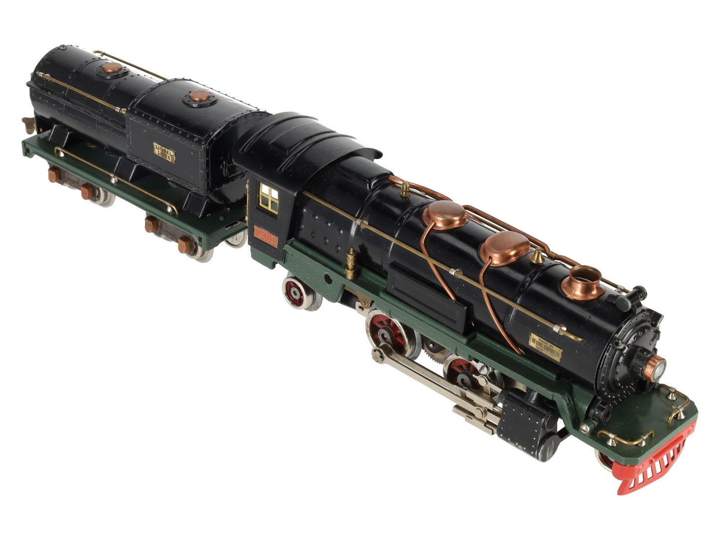 Lionel 260E Vintage O Prewar 2-4-2 Tinplate Steam Loco w/ 260T Tender - Repaint VG