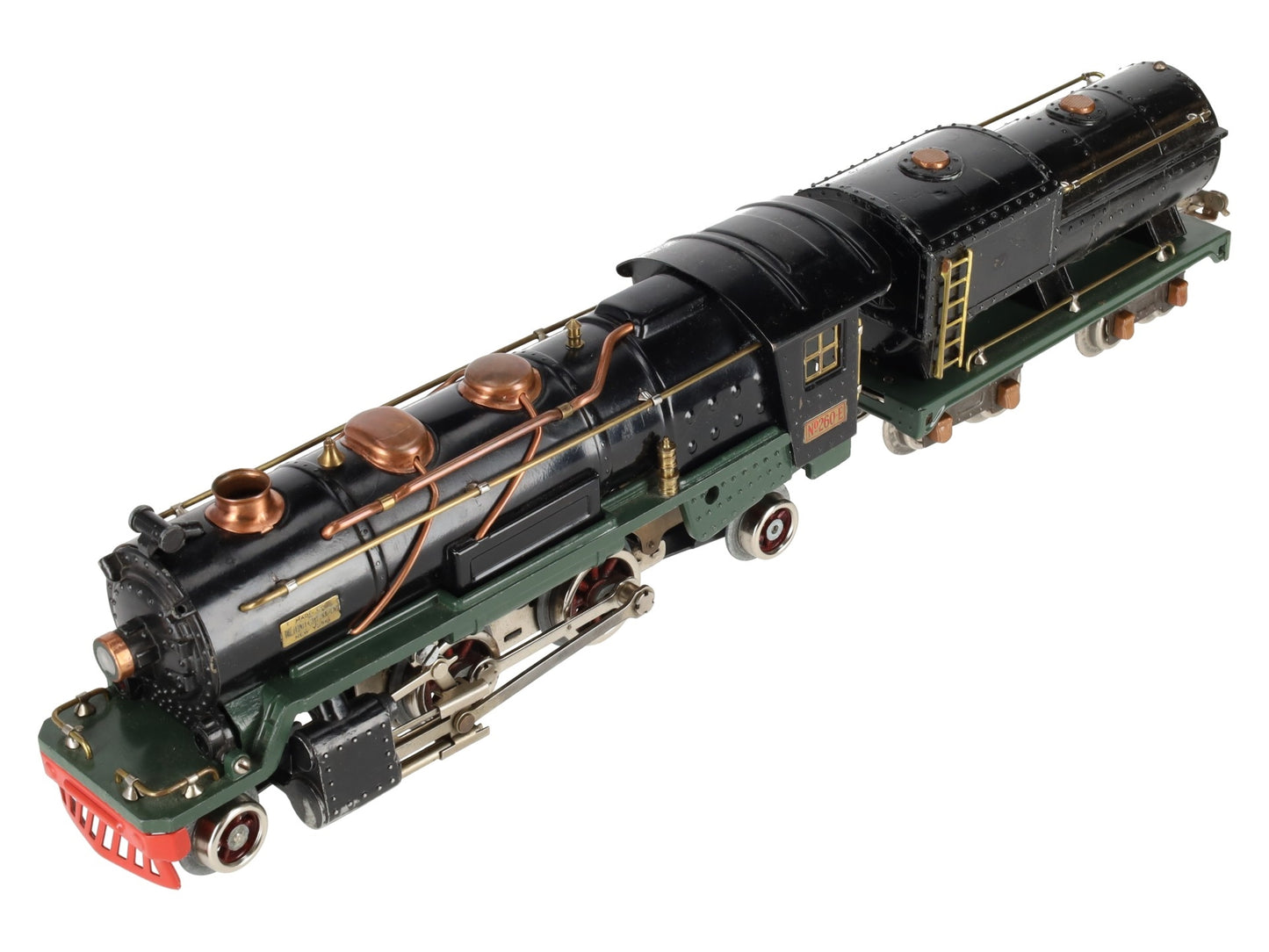 Lionel 260E Vintage O Prewar 2-4-2 Tinplate Steam Loco w/ 260T Tender - Repaint VG