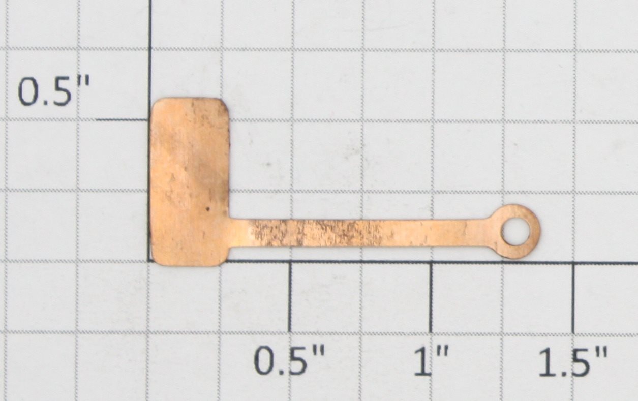 Roundhouse 22436 HO Long Copper Rear Shoe