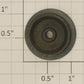 Lionel 2023-70 Diesel Gang Car Plain Flanged Wheel