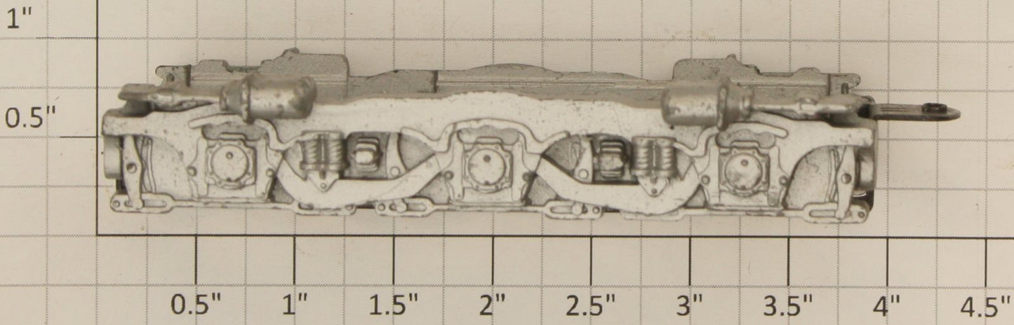 American Flyer XA13A802 S Scale Cast Silver Alco Truck Frame
