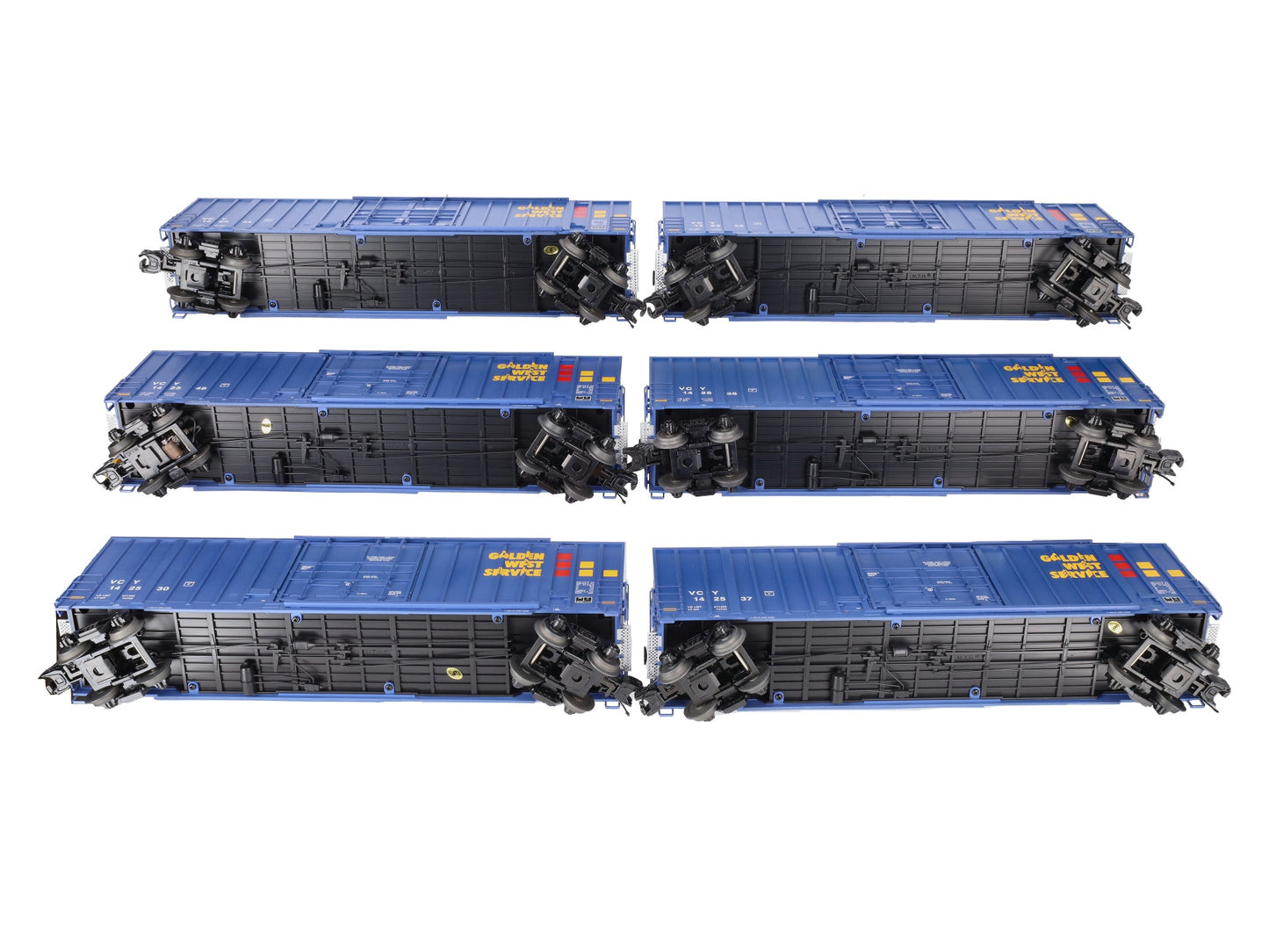 MTH 20-90417 O Golden West Services 50’ High Cube Box Car Set (Set of 6)