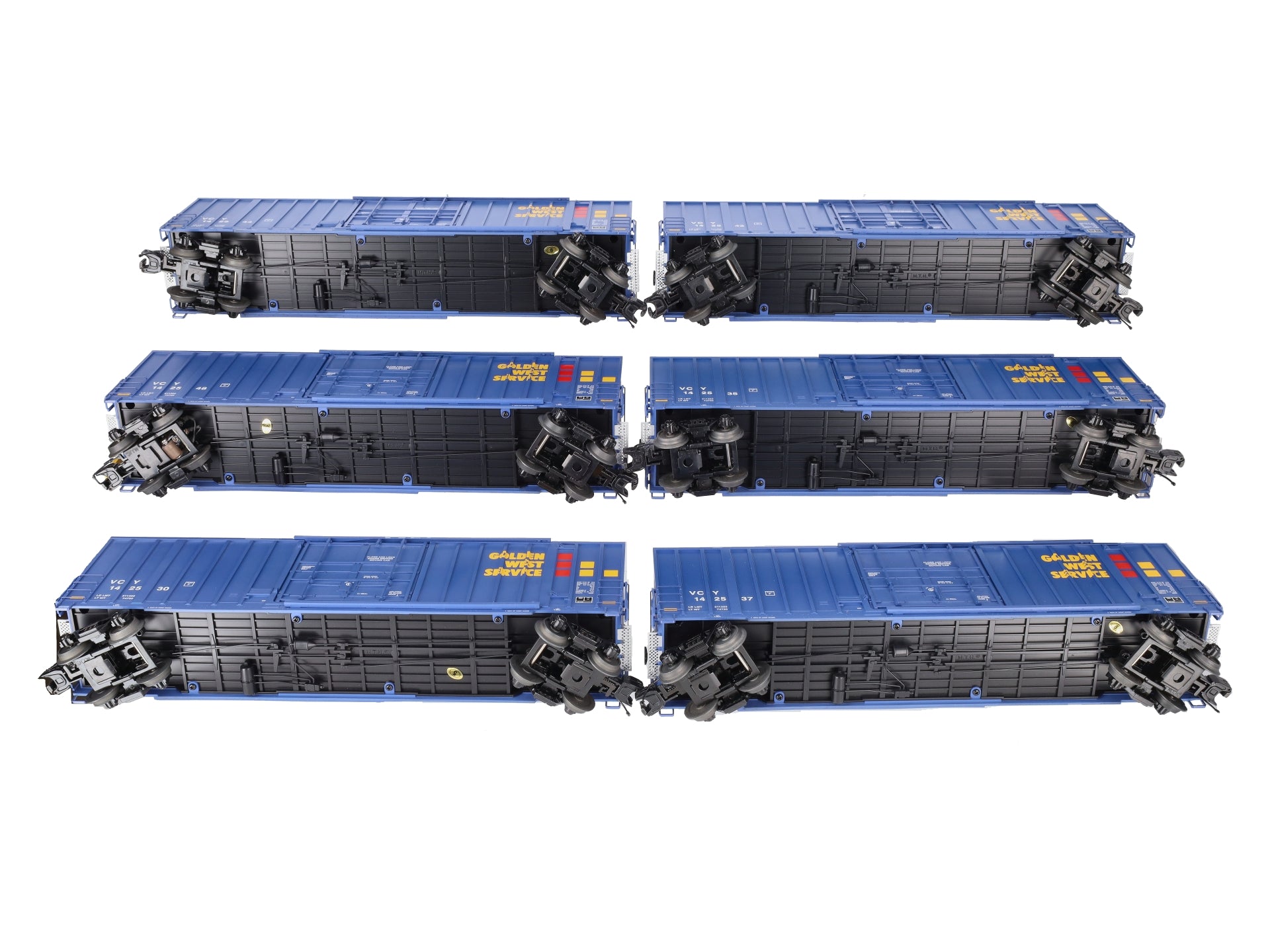 MTH 20-90417 O Golden West Services 50’ High Cube Box Car Set (Set of 6)