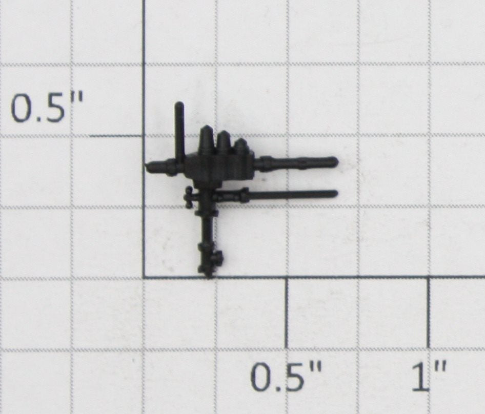 Roundhouse 22490 HO Black Plastic Injector Detail