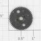 Lionel 1668E-18 Black First Intermediate Gear with Two Holes (T-18, T-48)