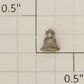 American Flyer PA8998 Northern Boiler Front Unpainted Casting Bell