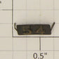 American Flyer 54 #54 Black Metal Nameplate with Embossed Numbers