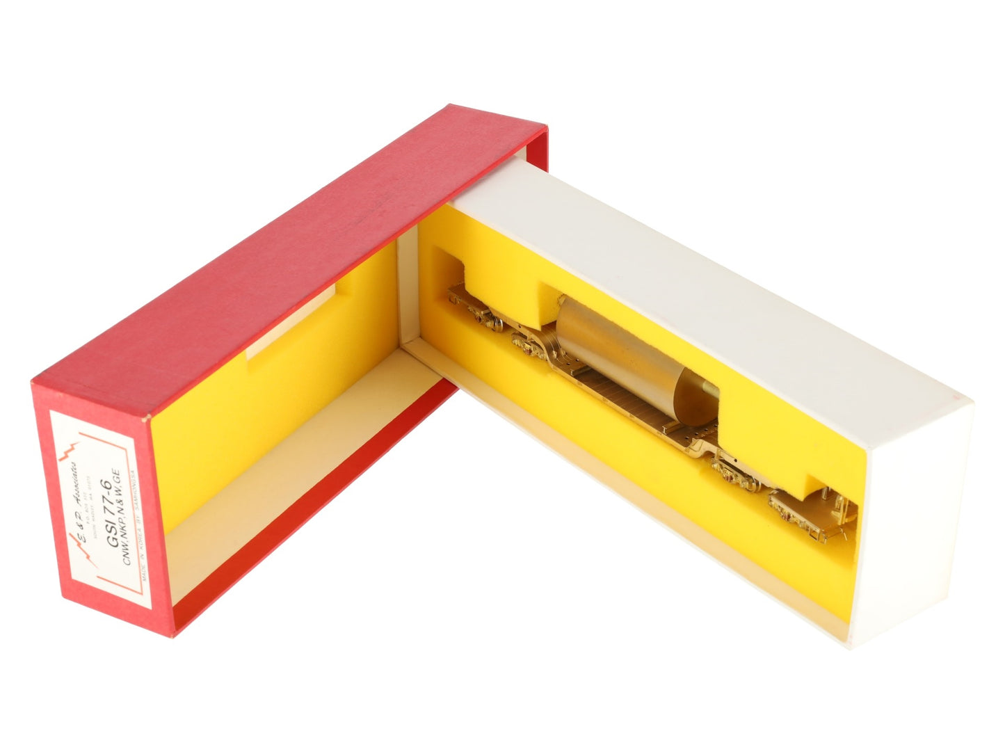 E&P Associates GSI 77-6 HO General Steel Flatcar -Unpainted LN/Box