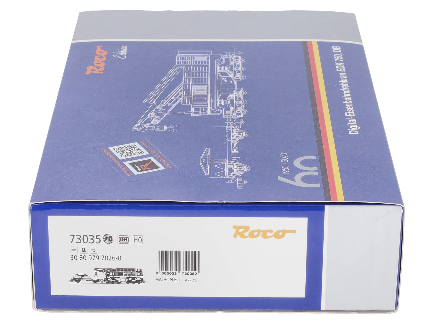 Roco 73035 HO Scale DB EDK 750 Slewing Railway Crane