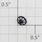 Roundhouse 23559 HO Black Plastic Brake Wheel