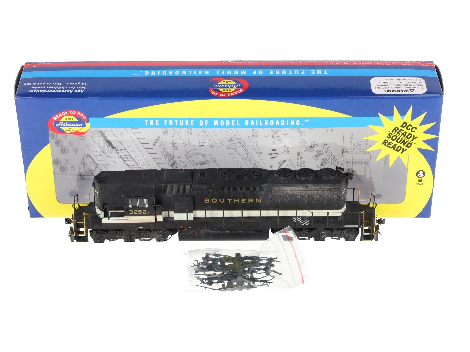 Athearn 98297 HO Southern SD40-2 Diesel Locomotive RTR #3252K