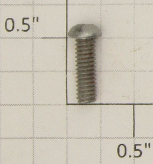 American Flyer S-52 #8-32 x 1/2" Round Head Slotted Bolt