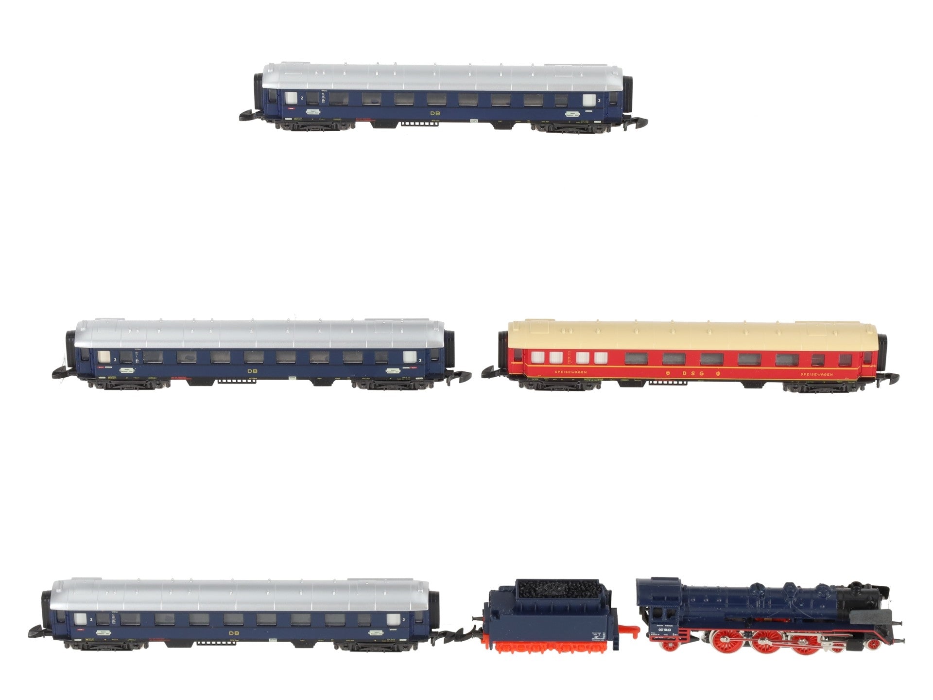 Marklin 8135 Z Gauge German Federal RR Express Steam