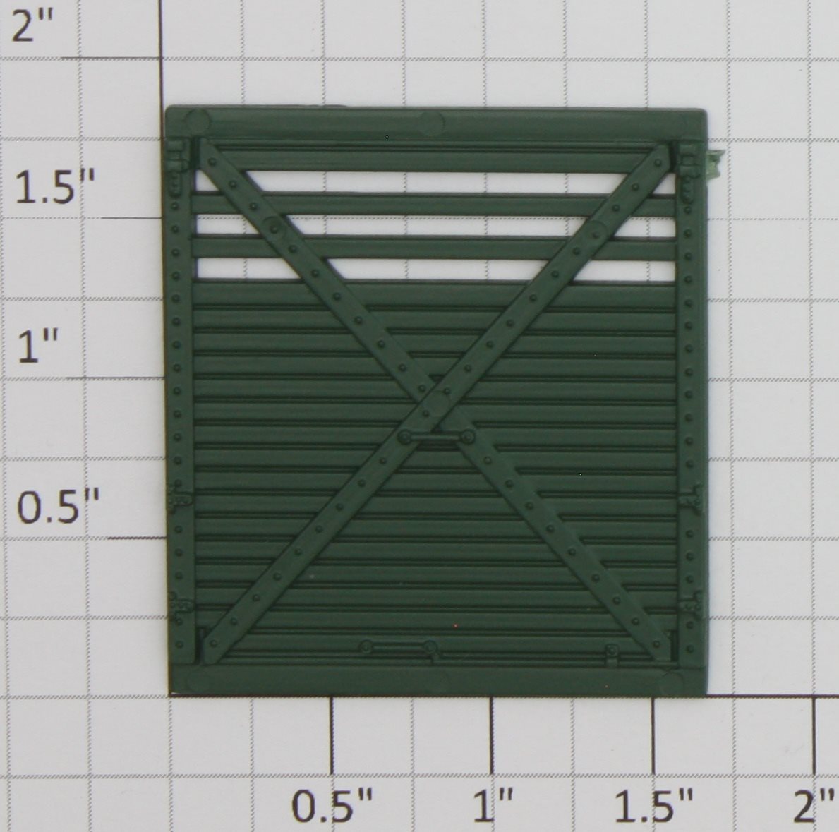 Lionel 3356-10 Right Hand Green Plain Front Horse Car Door