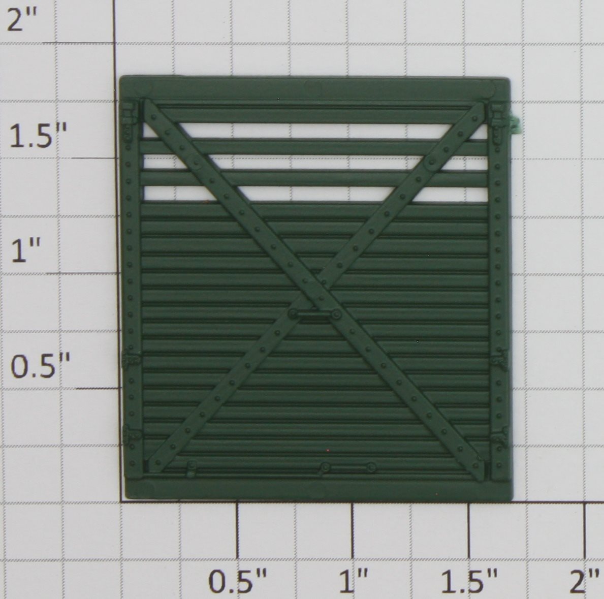 Lionel 3356-10 Left Hand Green Plain Front Horse Car Door