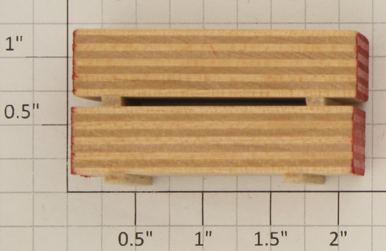 American Flyer PLYWOOD2 S Flat Car Plywood Load