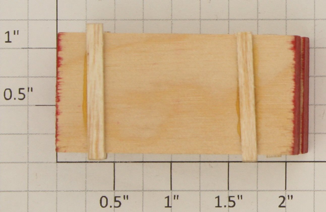 American Flyer PLYWOOD2 S Flat Car Plywood Load