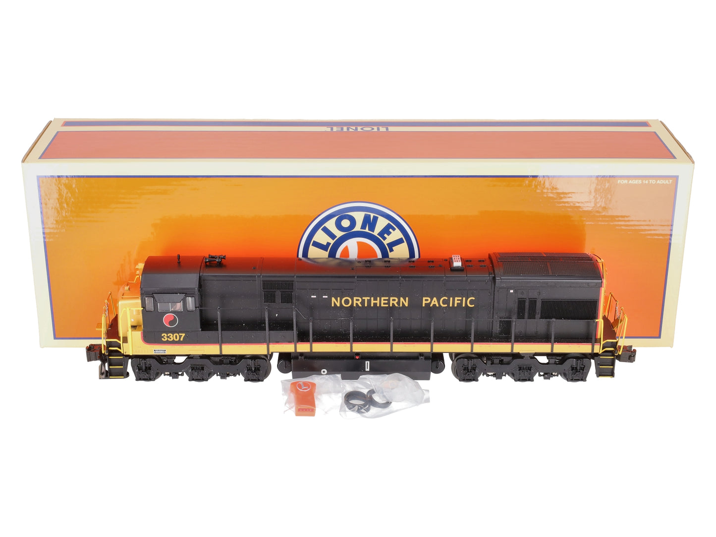 Lionel 6-38422 O Northern Pacific U33C Diesel Locomotive #3307
