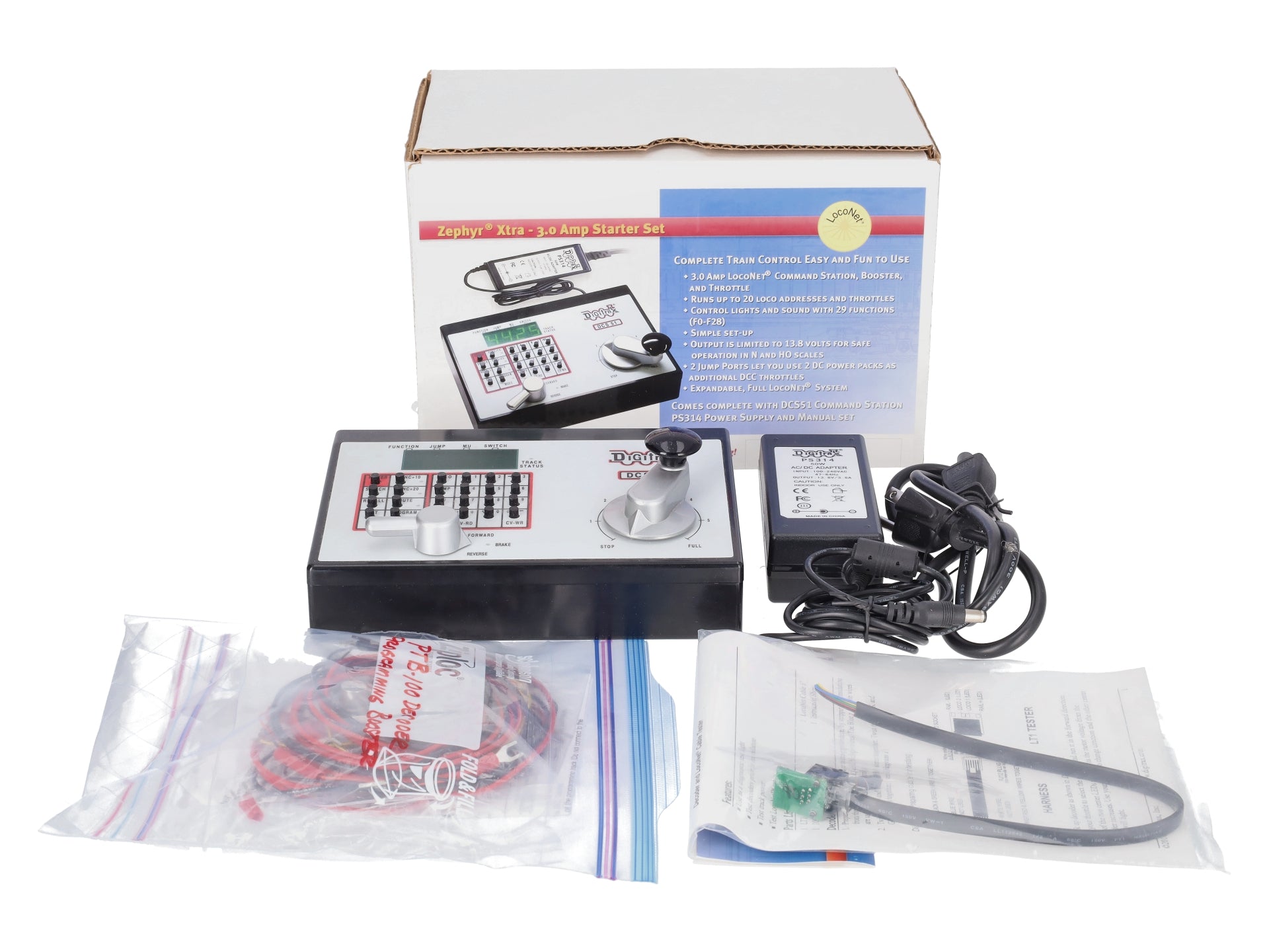 Digitrax DCS51 Zephyr Xtra Command Control Starter Set EX