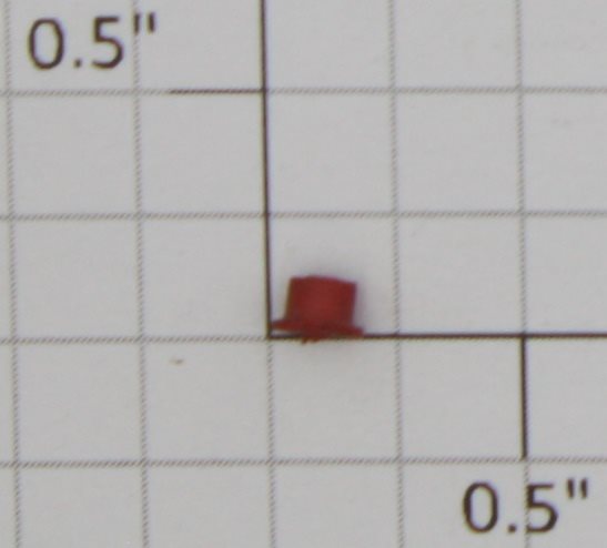 Lionel 2420-28 Red Plastic Insulator Bushing