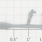 Lionel 352-5 Light Gray Iceman Arms & Paddle