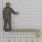 Lionel 128-57 Newsstand Figure with Pivot Arm
